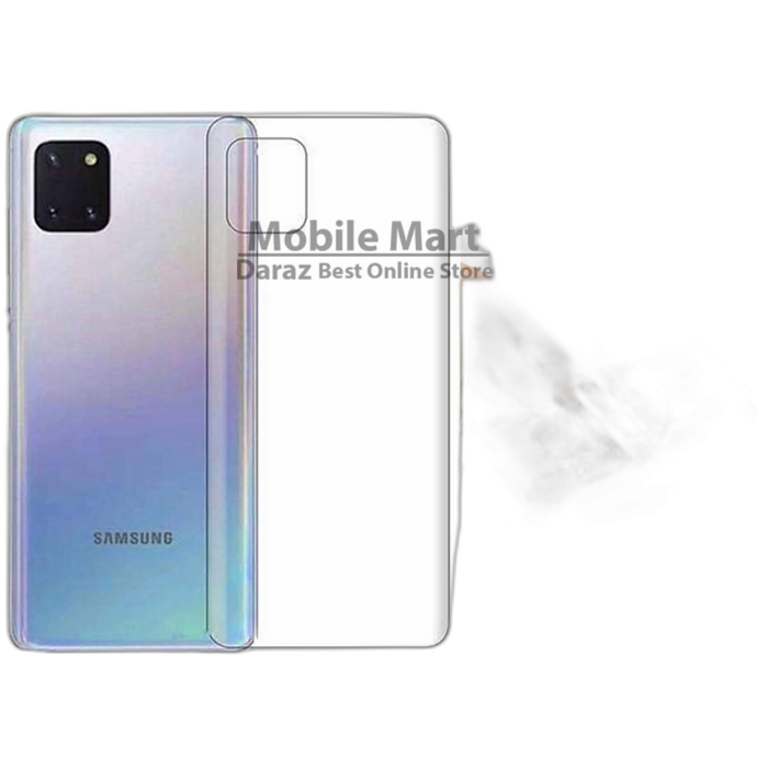 Samsung Note 10 Lite Back Protection Clear Jelly Soft Ultra Clear Jell For Samsung Note 10 Lite - Image 2 Samsung Note 10 Lite Back Protection Clear Jelly Soft Ultra Clear Jell For Samsung Note 10 Lite - Image 2