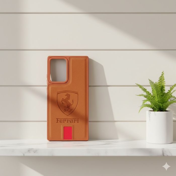 Samsung Note 20 Ultra Ferrari Style Leather Cover - Image 2 Samsung Note 20 Ultra Ferrari Style Leather Cover - Image 2