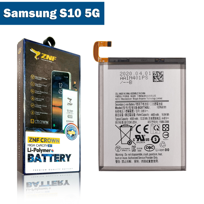 Samsung S10 5G Battery Replacement - ZNF 4500mAh (EB-BG977ABU) - Image 2 Samsung S10 5G Battery Replacement - ZNF 4500mAh (EB-BG977ABU) - Image 2
