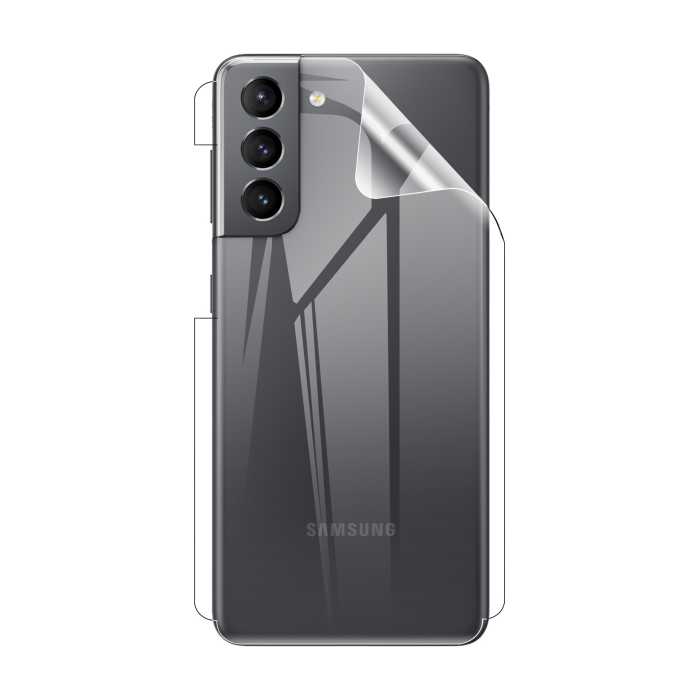 Samsung S21 Plus Back Clear Jelly Protector - Soft Hydrogel Film - Image 2 Samsung S21 Plus Back Clear Jelly Protector - Soft Hydrogel Film - Image 2