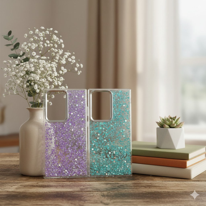 Samsung S24 Ultra Glitter Butterfly Stone Mobile Cover - Image 2 Samsung S24 Ultra Glitter Butterfly Stone Mobile Cover - Image 2