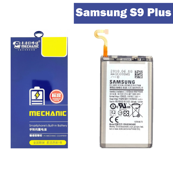 Samsung S9 Plus Battery Replacement - Mechanics 3500mAh (EB-BG965ABA) - Image 2 Samsung S9 Plus Battery Replacement - Mechanics 3500mAh (EB-BG965ABA) - Image 2