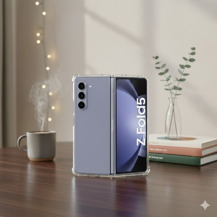 Samsung Z Fold 5 Transparent Bumper Cover - Image 2 Samsung Z Fold 5 Transparent Bumper Cover - Image 2