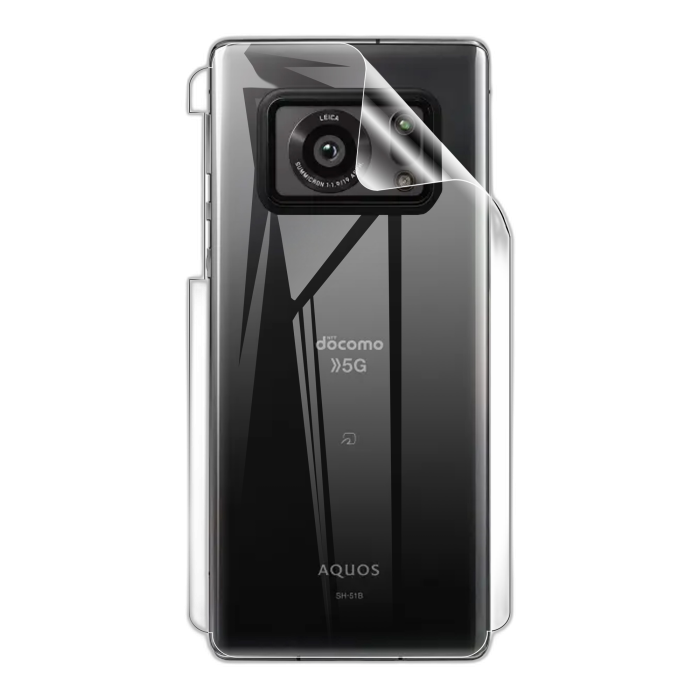 Sharp Aquos R6 Back Protection Clear Jelly Soft Ultra Clear Jell For Sharp Aquos R6 - Image 2 Sharp Aquos R6 Back Protection Clear Jelly Soft Ultra Clear Jell For Sharp Aquos R6 - Image 2