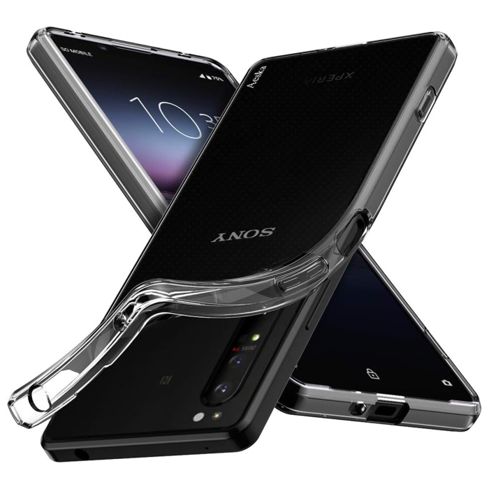 Sony Xperia 1 II Back Protection Clear Jelly Soft Ultra Clear Jell For Sony Xperia 1 II - Image 2 Sony Xperia 1 II Back Protection Clear Jelly Soft Ultra Clear Jell For Sony Xperia 1 II - Image 2