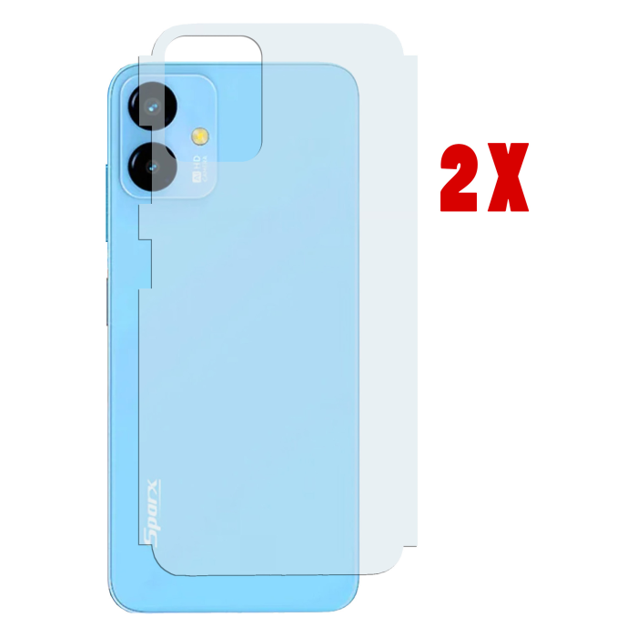 Sparx Neo 7 Plus Back Protector Skin Matte Style Protector For Sparx Neo 7 Plus - Image 2 Sparx Neo 7 Plus Back Protector Skin Matte Style Protector For Sparx Neo 7 Plus - Image 2