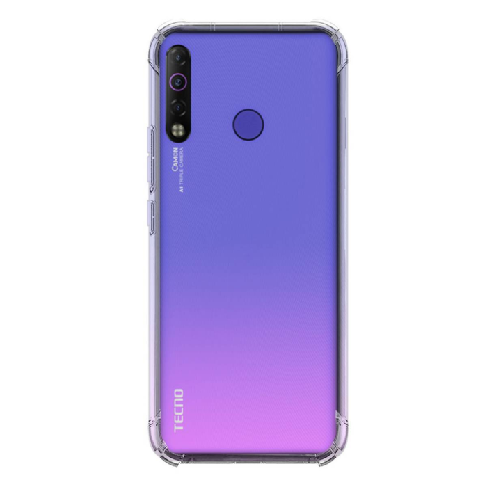 Tecno Camon 12 Air Transparent Anti Shock Soft Crystal Clear Case Cover - Image 2 Tecno Camon 12 Air Transparent Anti Shock Soft Crystal Clear Case Cover - Image 2