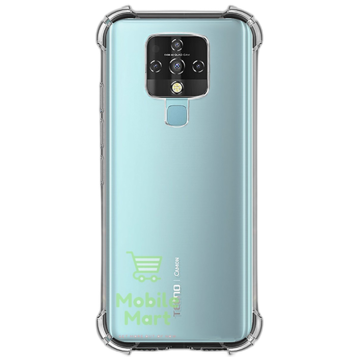Tecno Camon 16 Transparent Anti Shock Soft Crystal Clear Case - Image 2 Tecno Camon 16 Transparent Anti Shock Soft Crystal Clear Case - Image 2