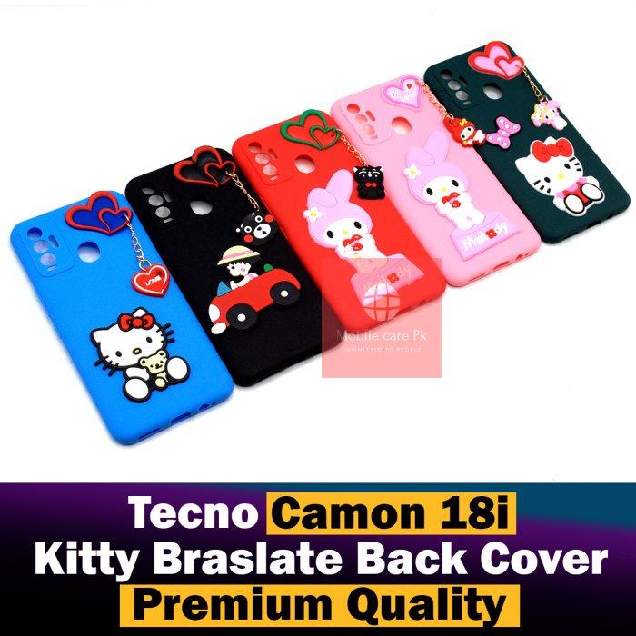 Tecno Camon 18i Hello Kitty Braslate Chain Soft Case - Image 2 Tecno Camon 18i Hello Kitty Braslate Chain Soft Case - Image 2