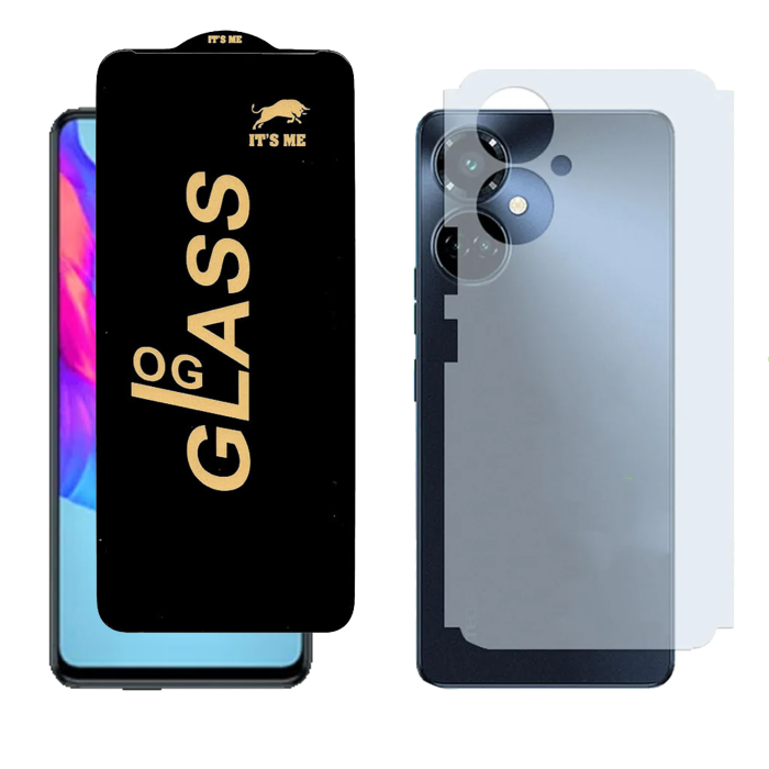 Tecno Camon 19 Combo: OG Glass Screen Protector + Carbon Back Skin - Image 2 Tecno Camon 19 Combo: OG Glass Screen Protector + Carbon Back Skin - Image 2