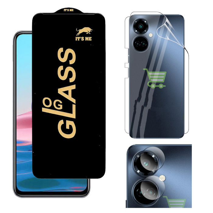 Tecno Camon 19 Pro 360° Clear Kit: OG Glass + Back Jelly Camera Guard - Image 2 Tecno Camon 19 Pro 360° Clear Kit: OG Glass + Back Jelly Camera Guard - Image 2