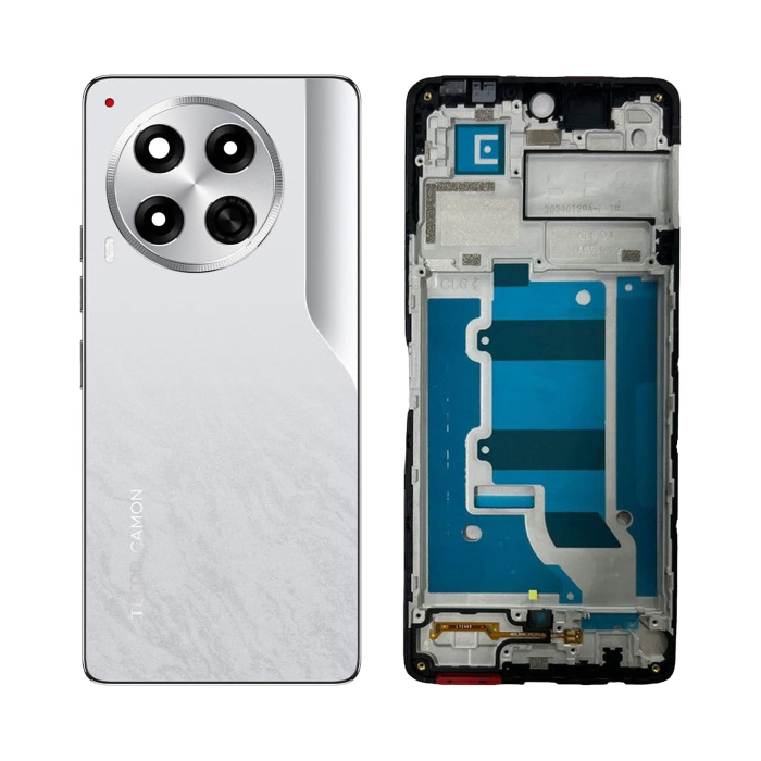 Tecno Camon 30 Silver Housing - Image 2 Tecno Camon 30 Silver Housing - Image 2