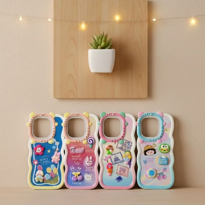 Tecno Pop 7 Back Cover Fancy Doll Design Wave Style Cover Case For Tecno Pop 7 - Image 2 Tecno Pop 7 Back Cover Fancy Doll Design Wave Style Cover Case For Tecno Pop 7 - Image 2