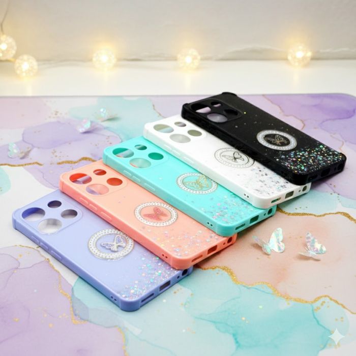 Tecno Pop 7 Glitter Ladies Back Cover - Image 2 Tecno Pop 7 Glitter Ladies Back Cover - Image 2