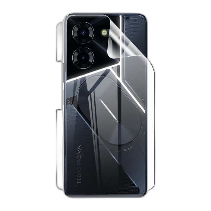 Tecno Pova 5 Pro Back Protection Clear Jelly Soft Ultra Clear Jell For Tecno Pova 5 Pro - Image 2 Tecno Pova 5 Pro Back Protection Clear Jelly Soft Ultra Clear Jell For Tecno Pova 5 Pro - Image 2