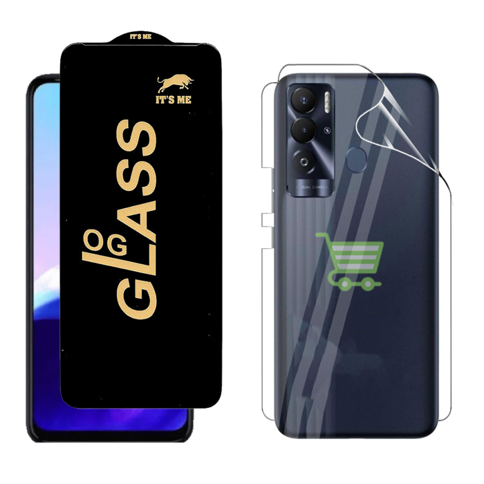 Tecno Pova Neo Protection Pack: OG Glass + Clear Back Jelly Film - Image 2 Tecno Pova Neo Protection Pack: OG Glass + Clear Back Jelly Film - Image 2
