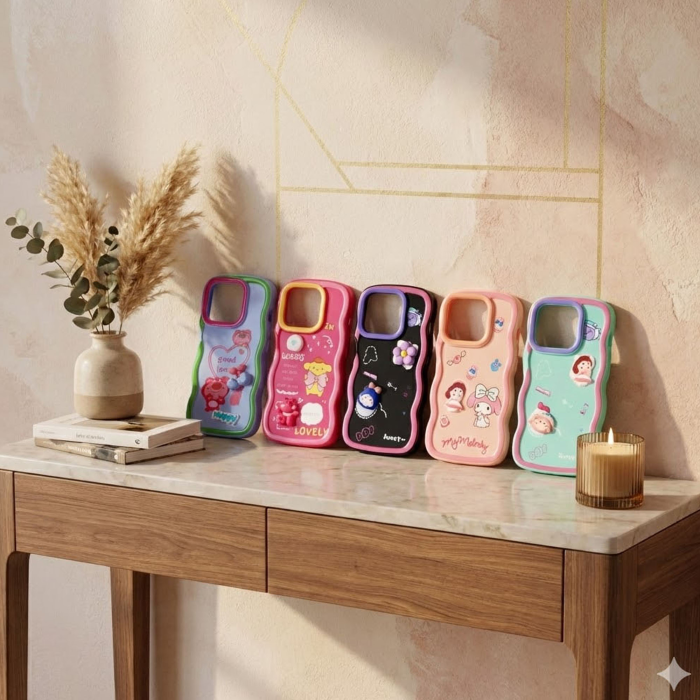 Tecno Spark 10 Pro Wave Style Kitty Mobile Cover - Image 2 Tecno Spark 10 Pro Wave Style Kitty Mobile Cover - Image 2