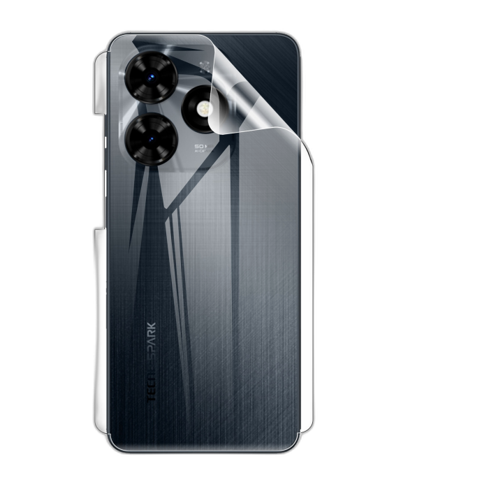 Tecno Spark 20c Back Protection Clear Jelly Soft Ultra Clear Jell For Tecno Spark 20c - Image 2 Tecno Spark 20c Back Protection Clear Jelly Soft Ultra Clear Jell For Tecno Spark 20c - Image 2