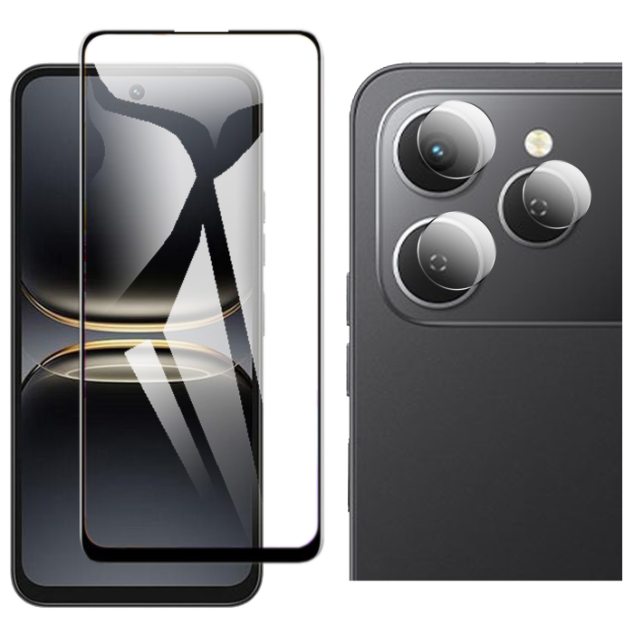 Tecno Spark 40 Glass Protector 5D-10D-11D-21D-9D Full Coverage + Back Rear Camera 9H Gorilla Flexible Protectior - Image 2 Tecno Spark 40 Glass Protector 5D-10D-11D-21D-9D Full Coverage + Back Rear Camera 9H Gorilla Flexible Protectior - Image 2