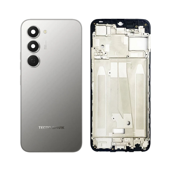 Tecno Spark 40 Pro Silver Housing - Image 2 Tecno Spark 40 Pro Silver Housing - Image 2