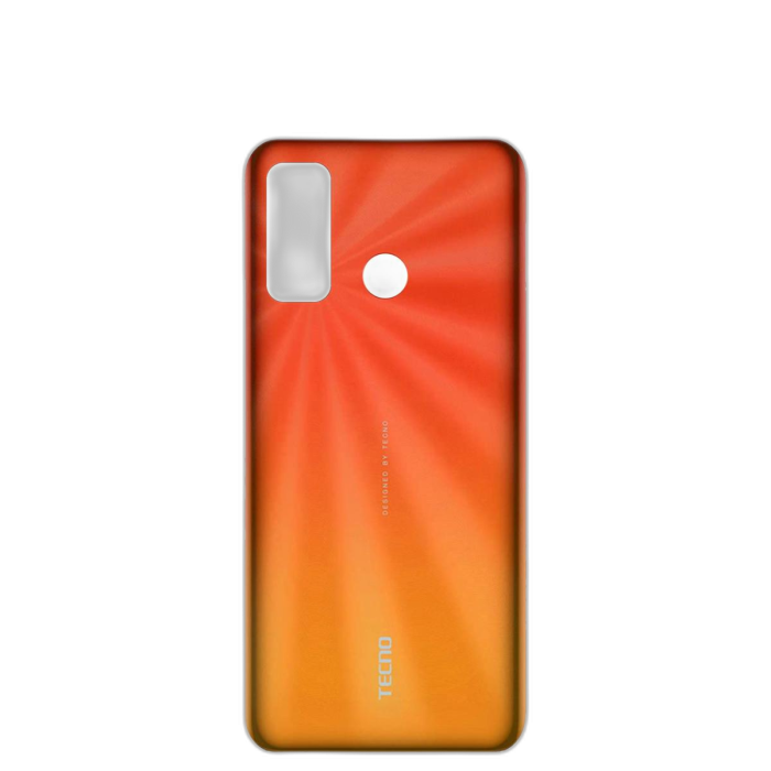 Tecno Spark 5 Rear Back Body Casing Housing Replacement Battery Back Door For Tecno Spark 5 - Orange - Image 2