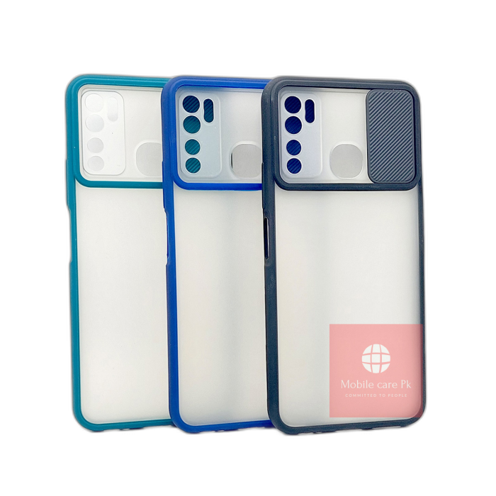 Tecno Spark 5 Smoky Matte Bumper Armor Case Window Shutter Slide Camera Protector Cover - Image 2 Tecno Spark 5 Smoky Matte Bumper Armor Case Window Shutter Slide Camera Protector Cover - Image 2