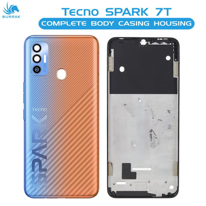 Tecno Spark 7T Orange Housing - Image 2 Tecno Spark 7T Orange Housing - Image 2
