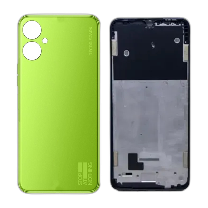 Tecno Spark 9T Rear Complete Body Casing Housing Replacement For Spark 9T - Green - Image 2 Tecno Spark 9T Rear Complete Body Casing Housing Replacement For Spark 9T - Green - Image 2