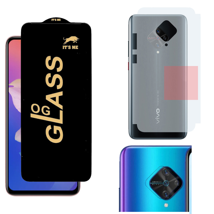 Vivo S1 Pro 3-in-1 Kit: OG Glass + Carbon Back Camera Protector - Image 2 Vivo S1 Pro 3-in-1 Kit: OG Glass + Carbon Back Camera Protector - Image 2