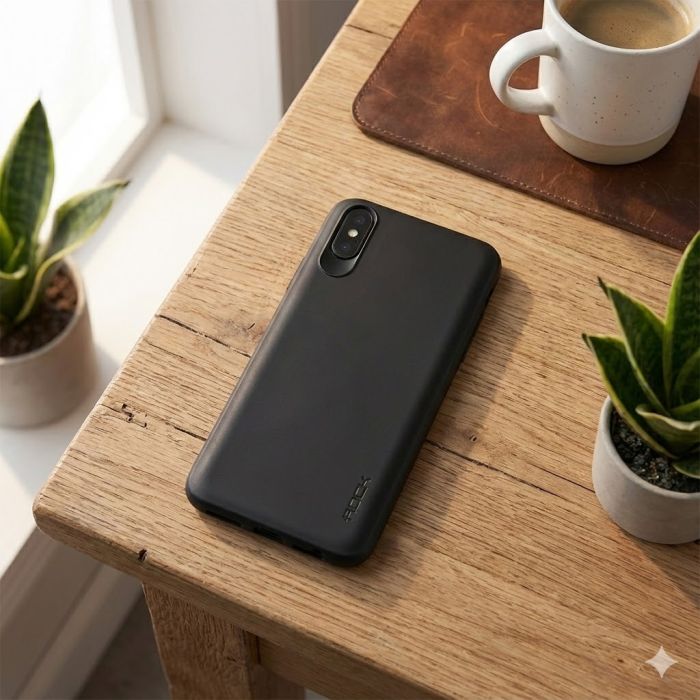 Vivo V11 Black Soft Rock Style Mobile Cover - Image 2 Vivo V11 Black Soft Rock Style Mobile Cover - Image 2