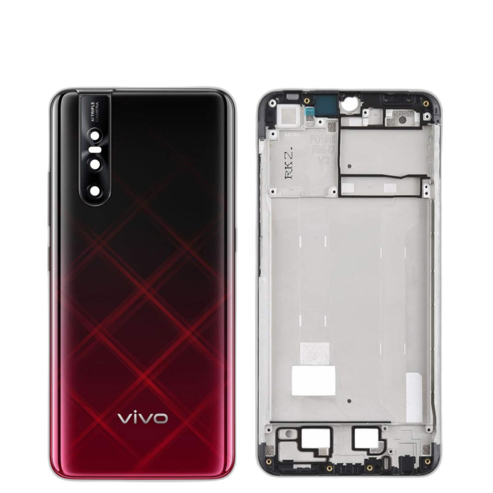 Vivo V15 Pro Housing Middle Frame With Side Button and Camera Lens Complete Body Casing Replacement For V15 Pro - Black - Image 2 Vivo V15 Pro Housing Middle Frame With Side Button and Camera Lens Complete Body Casing Replacement For V15 Pro - Black - Image 2
