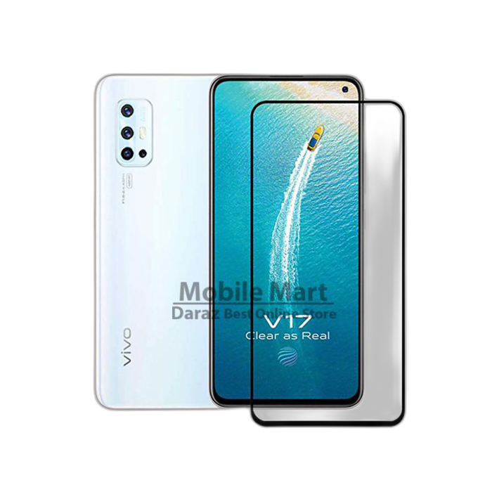 Vivo V17 Full Screen Protector 9D Tempered Glass Protector For Vivo V17 - Image 2 Vivo V17 Full Screen Protector 9D Tempered Glass Protector For Vivo V17 - Image 2