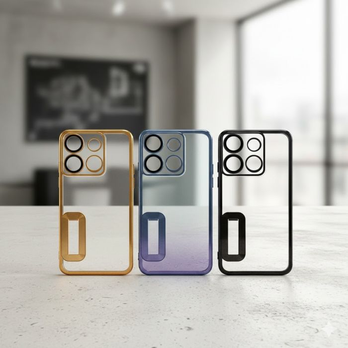 Vivo V20 Soft Multi Chrome Border Camera Protection Cover - Image 2 Vivo V20 Soft Multi Chrome Border Camera Protection Cover - Image 2
