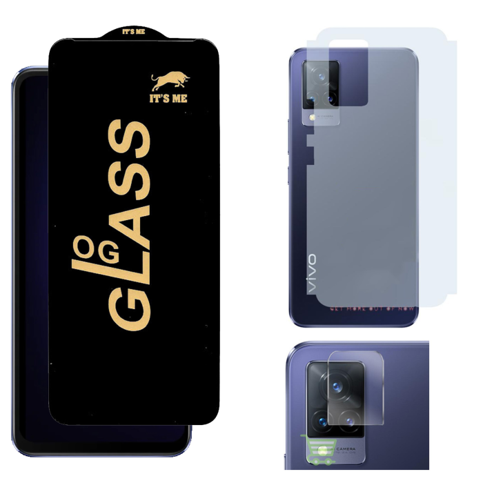 Vivo V21 3-in-1 Kit: OG Glass + Carbon Back Camera Protector - Image 2 Vivo V21 3-in-1 Kit: OG Glass + Carbon Back Camera Protector - Image 2