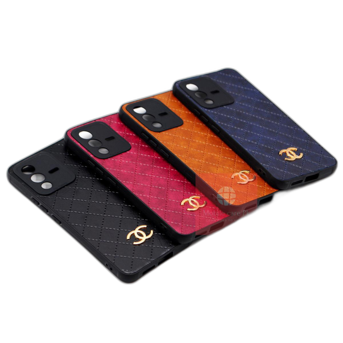 Vivo V23 5G CHANEL Soft Leather Mobile Cover - Image 2 Vivo V23 5G CHANEL Soft Leather Mobile Cover - Image 2