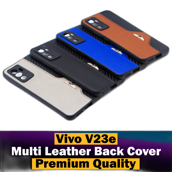 Vivo V23E Back Cover Leather Type CHANEL Soft Vivo V23E Case For Boys - Image 2 Vivo V23E Back Cover Leather Type CHANEL Soft Vivo V23E Case For Boys - Image 2
