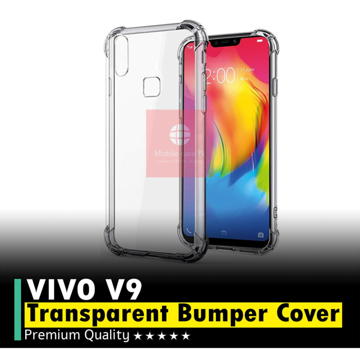 Vivo V9 Transparent Anti Shock Soft Crystal Clear Case - Image 2 Vivo V9 Transparent Anti Shock Soft Crystal Clear Case - Image 2