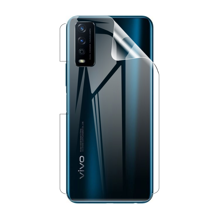 Vivo Y11s Back Clear Jelly Protector - Soft Hydrogel Film - Image 2 Vivo Y11s Back Clear Jelly Protector - Soft Hydrogel Film - Image 2