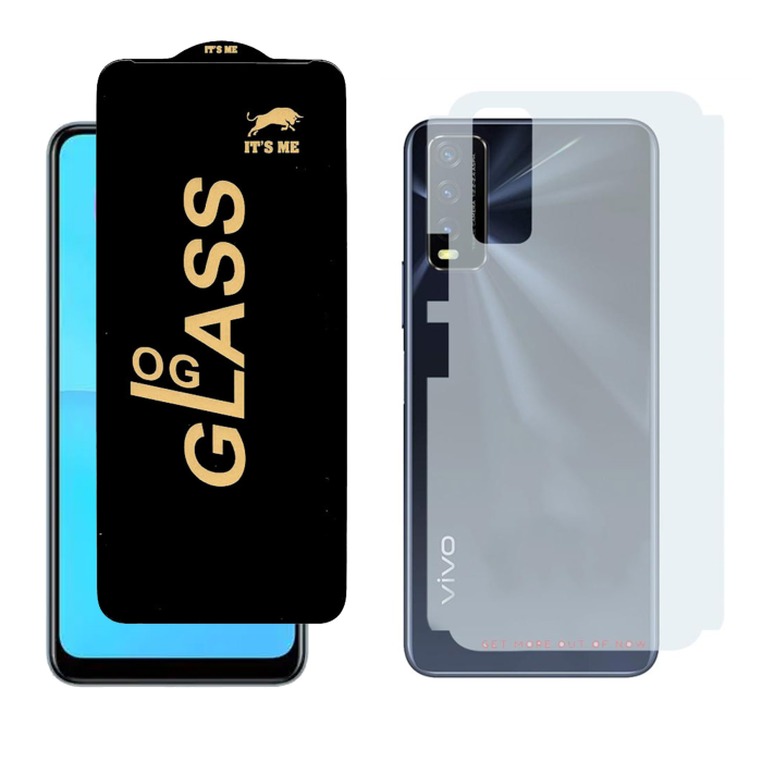 Vivo Y12A Combo: OG Glass Screen Protector + Carbon Back Skin - Image 2 Vivo Y12A Combo: OG Glass Screen Protector + Carbon Back Skin - Image 2