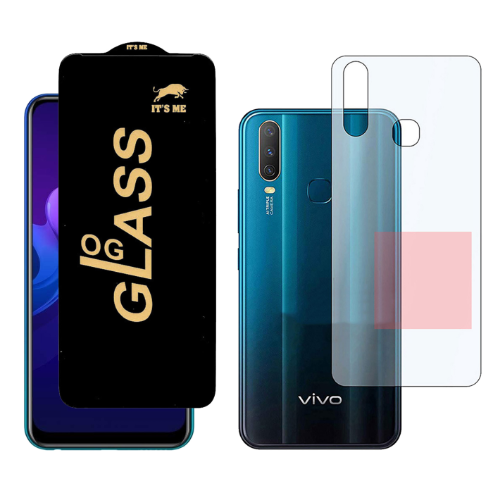Vivo Y15 Combo: OG Glass Screen Protector + Carbon Back Skin - Image 2 Vivo Y15 Combo: OG Glass Screen Protector + Carbon Back Skin - Image 2