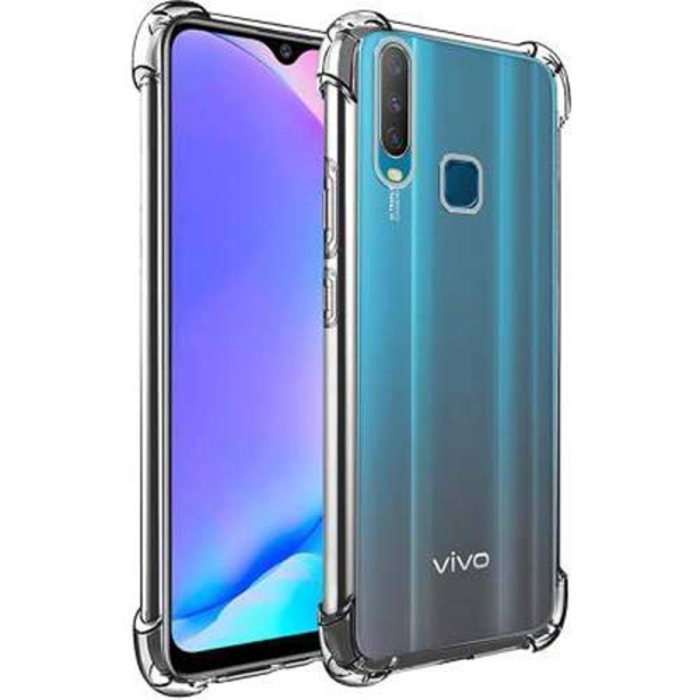 Vivo Y15 Transparent Extra Bumper Anti Shock Soft Crystal Clear Case - Image 2 Vivo Y15 Transparent Extra Bumper Anti Shock Soft Crystal Clear Case - Image 2