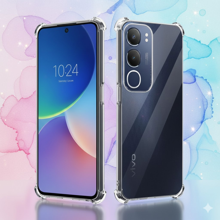Vivo Y19s Transparent Anti Shock Soft Crystal Clear Case - Image 2 Vivo Y19s Transparent Anti Shock Soft Crystal Clear Case - Image 2
