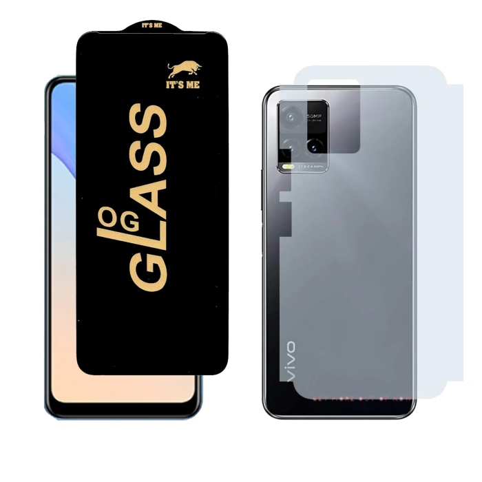 Vivo Y21 Combo: OG Glass Screen Protector + Carbon Back Skin - Image 2 Vivo Y21 Combo: OG Glass Screen Protector + Carbon Back Skin - Image 2