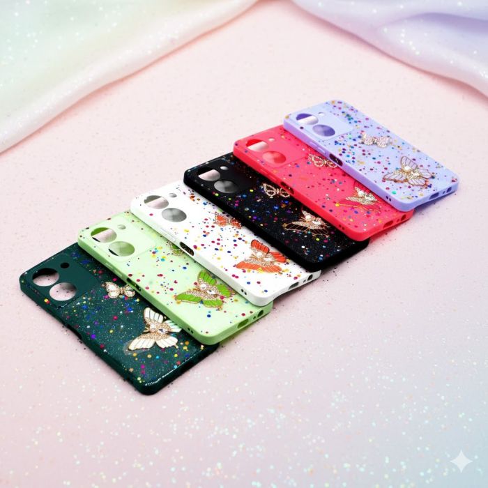 Vivo Y27 Glitter Butterfly Style Mobile Cover - Image 2 Vivo Y27 Glitter Butterfly Style Mobile Cover - Image 2