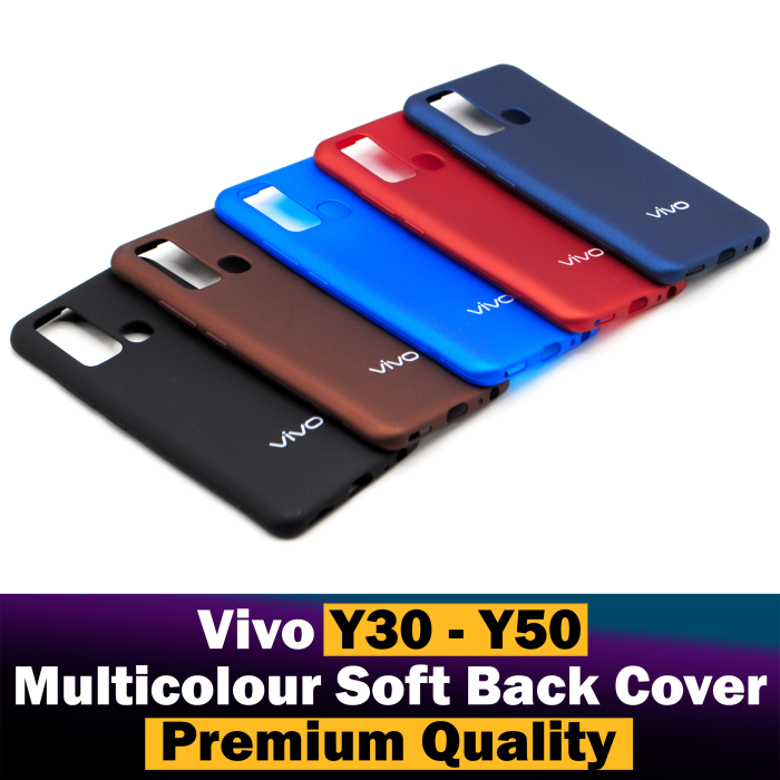 Vivo Y30 Back Cover Multicolour Soft Silicone Case For Vivo Y30 - Image 2 Vivo Y30 Back Cover Multicolour Soft Silicone Case For Vivo Y30 - Image 2