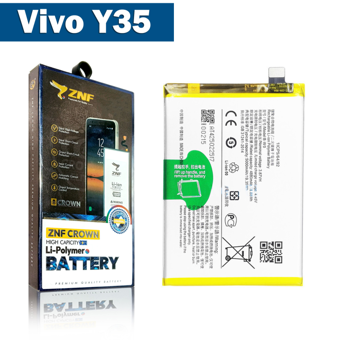 Vivo Y35 Battery Replacement - ZNF 5000mAh (B-W0) - Image 2 Vivo Y35 Battery Replacement - ZNF 5000mAh (B-W0) - Image 2