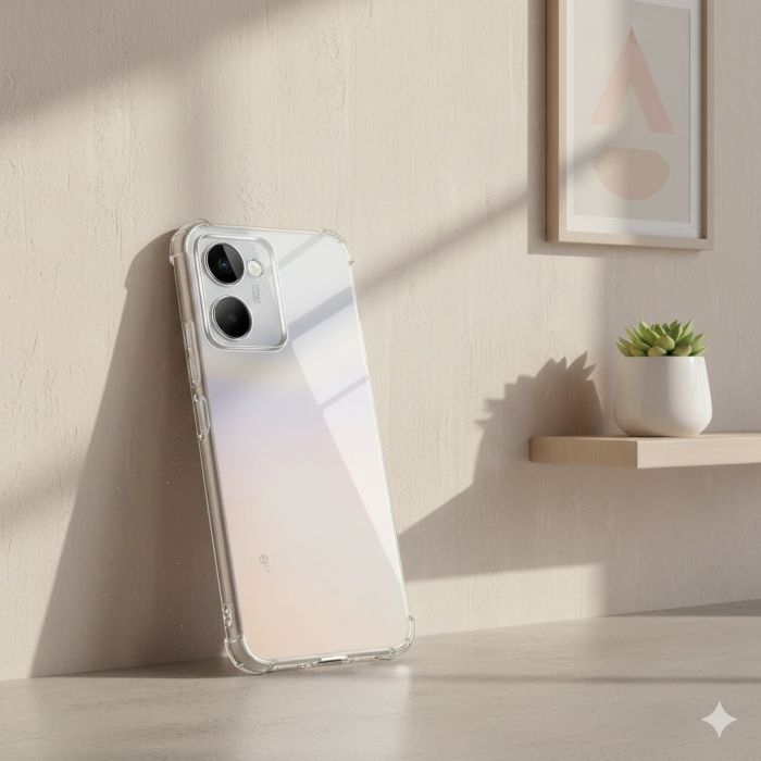 Vivo Y36 4G Transparent Bumper Case - Image 2 Vivo Y36 4G Transparent Bumper Case - Image 2