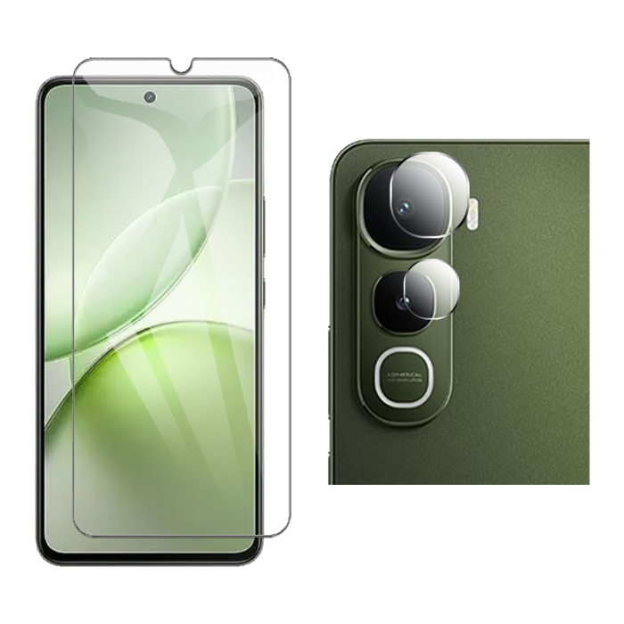 Vivo Y400 Glass Protector Polish Screen Tempered + Back Rear Camera 9H Gorilla Flexible - Image 2 Vivo Y400 Glass Protector Polish Screen Tempered + Back Rear Camera 9H Gorilla Flexible - Image 2