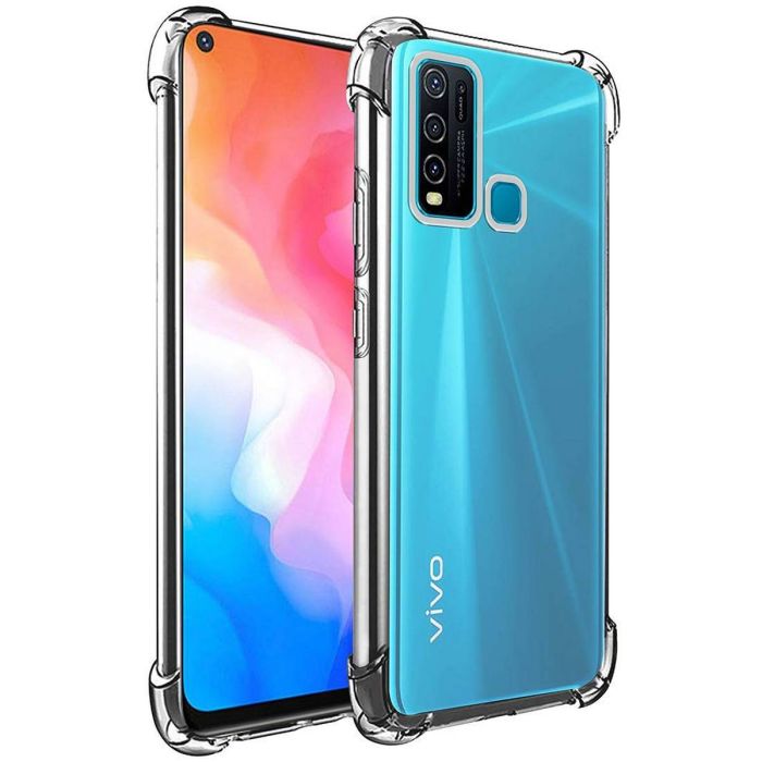 Vivo Y50 Transparent Anti Shock Soft Crystal Clear Case - Image 3 Vivo Y50 Transparent Anti Shock Soft Crystal Clear Case - Image 3