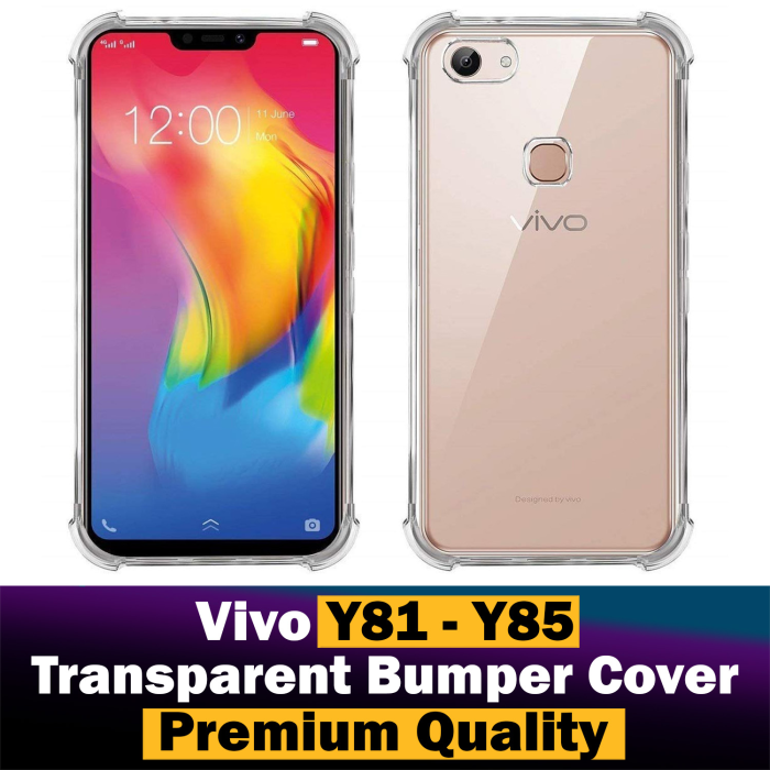 Vivo Y81 Transparent Anti Shock Soft Crystal Clear Case - Image 2 Vivo Y81 Transparent Anti Shock Soft Crystal Clear Case - Image 2